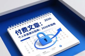 付费文章：个人年度建议指南：2026年指南-数智网创