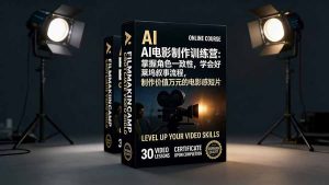 AI电影制作训练营：掌握角色一致性，学会好莱坞叙事流程，制作价值万元的电影感短片-数智网创