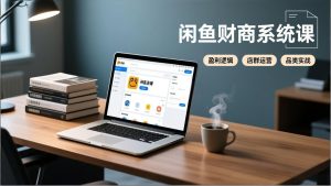 闲鱼财商系统课：从盈利逻辑、店群运营到品类实战，实现稳定月入过万-数智网创