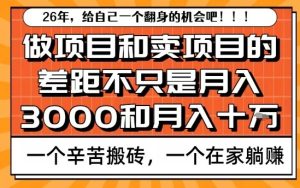 为什么卖项目能轻松月入10个W，而做项目却真正賺不到什么钱？原因竟然是这个！【揭秘】-数智网创