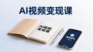 AI视频变现课,学完即可创作短片、接商单,实现副业增收,单项目报价可达千元-数智网创