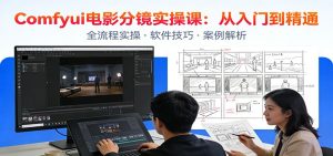 ComfyUI电影分镜实操课：分镜一致性，全流程AI视频制作，零基础也能做专业分镜-数智网创