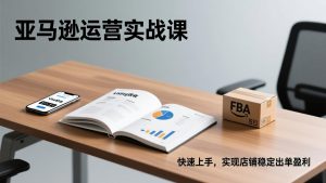 亚马逊运营实战课，Listing优化、Vine秒杀、FBA发货，快速上手，实现店铺稳定出单盈利-数智网创