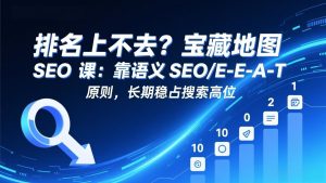 排名上不去？宝藏地图 SEO 课：靠语义 SEO+E-E-A-T 原则，长期稳占搜索高位-数智网创