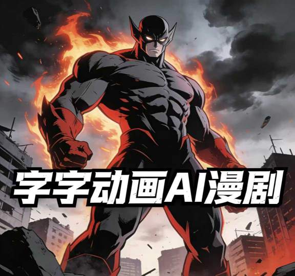 字字动画AI漫剧2026年第1期系统课程，小白看完就能学会实操的漫剧课，单人月收1-3W-数智网创