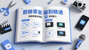 剪映零基础也能快速上手，从入门到精通掌握网感剪辑全流程，掌握能直接变现的剪辑能力-数智网创