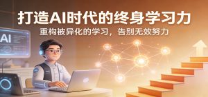 打造AI时代的终身学习力：重构被异化的学习，告别无效努力-数智网创