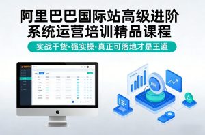 阿里巴巴国际站高级进阶系统运营培训精品课程，实战干货，强实操，真正可落地才是王道-数智网创