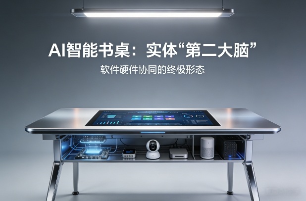 AI智能书桌搭建，构建你的实体“第二大脑”，软件硬件协同的终极形态-数智网创