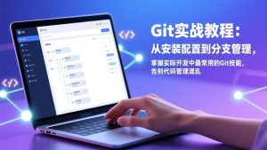 Git实战教程：从安装配置到分支管理，掌握实际开发中最常用的Git技能，告别代码管理混乱-数智网创