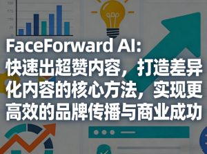 FaceForward AI：快速出超赞内容，打造差异化内容的核心方法，实现更高效的品牌传播与商业成功-数智网创