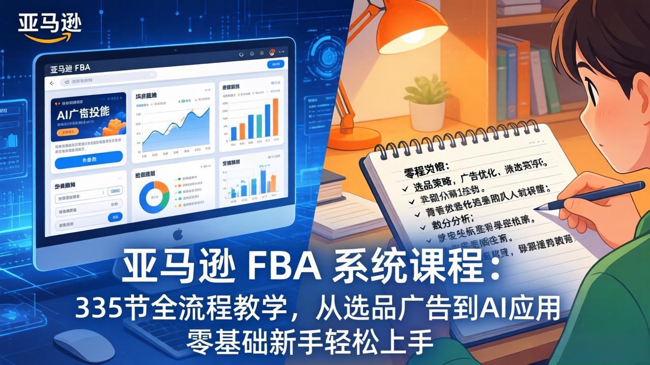 亚马逊 FBA 系统课程(更新26年3月-数智网创