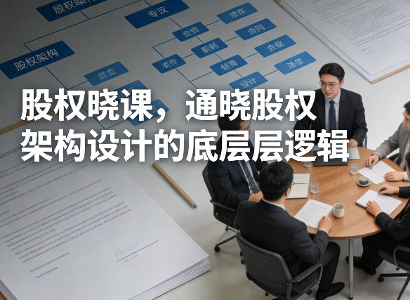 股权晓课，通晓股权架构设计的底层逻辑-数智网创