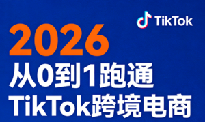 2026从0到1跑通TikTok跨境电商(更新4月)-数智网创