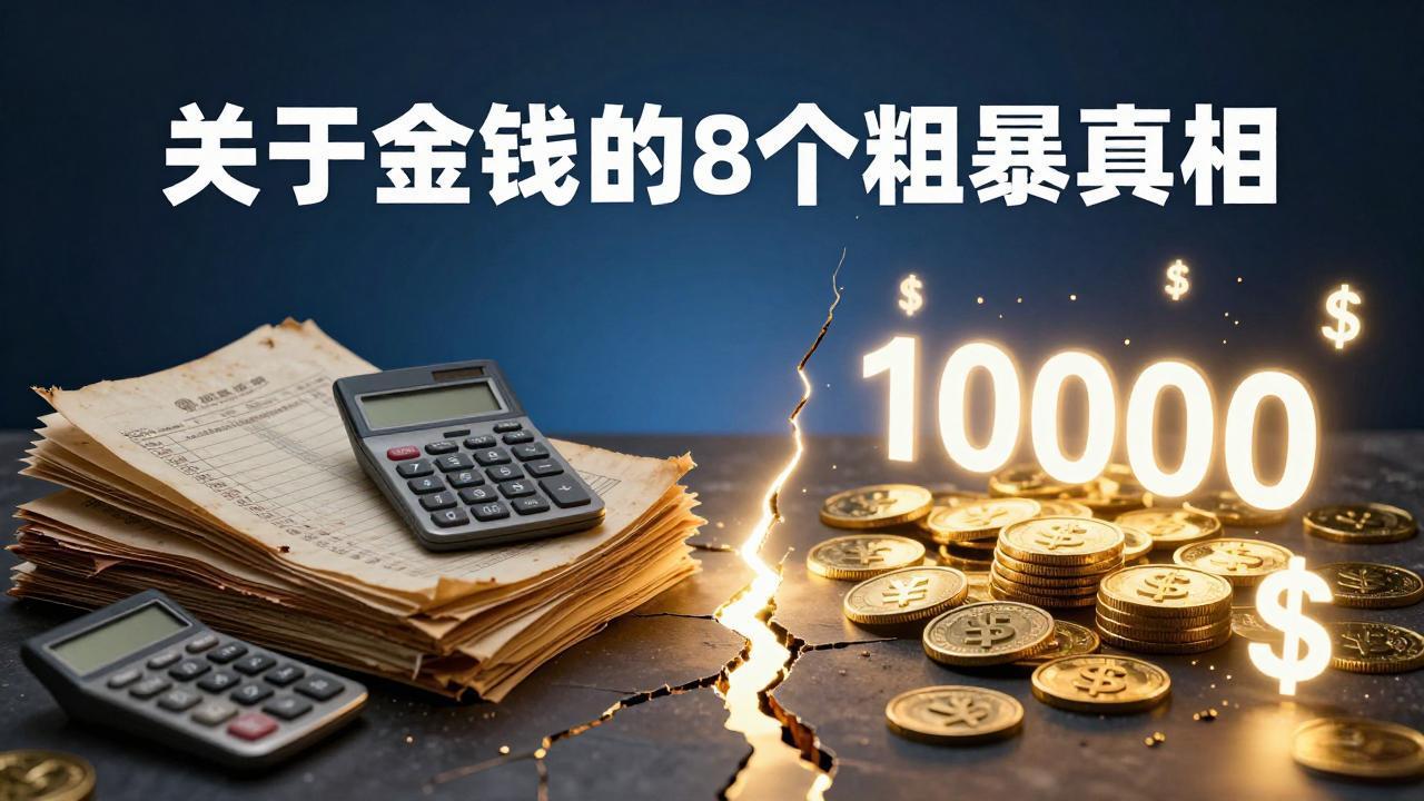 付费文章：关于金钱的 8 个粗暴真相，彻底重塑你的赚钱思维与财富认知-数智网创