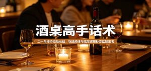 酒桌高手话术:二十年接待经验总结,吃透规律与底层逻辑秒变话题王者-数智网创