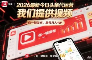 今日头条躺賺模式，你9我1，操作简单，一键发布，单机日入数百，长期合作【揭秘】-数智网创