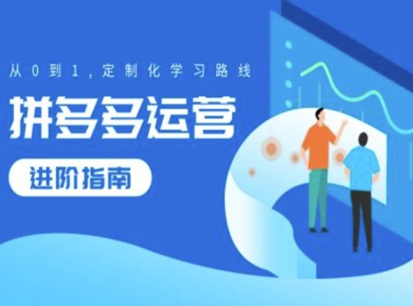 拼多多运营进阶指南，从0到1定制化学习路线-数智网创