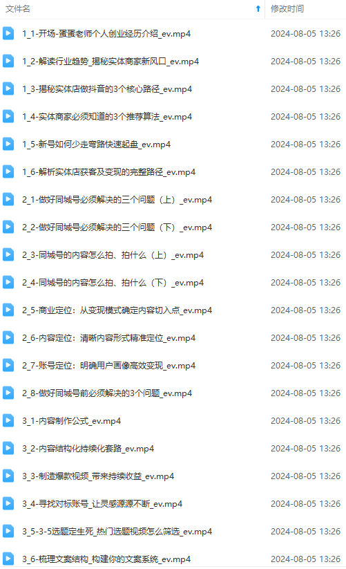图片[1]-实体店老板获客特训营：认知、定位、文案、矩阵、直播、AI等(72节-数智网创