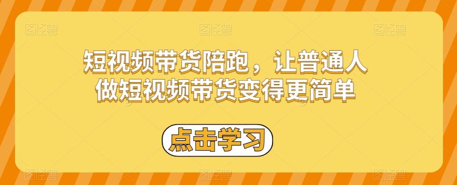 短视频带货陪跑，让普通人做短视频带货变得更简单-数智网创