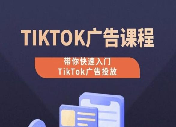 TikTok广告投放课程，从0-1实操课，带你快速入门TikTok广告投放-数智网创