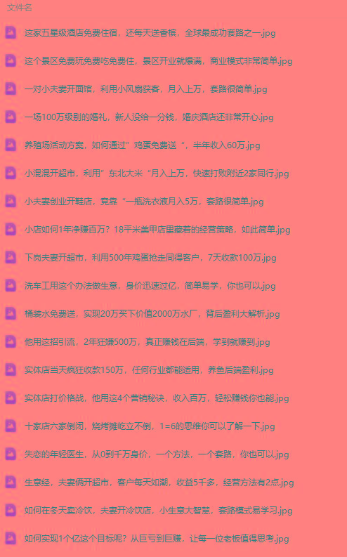 图片[2]-(9607期)真实有效391套商业模式，年入几十到几百万案例解析(电子书+视频+图文)-数智网创