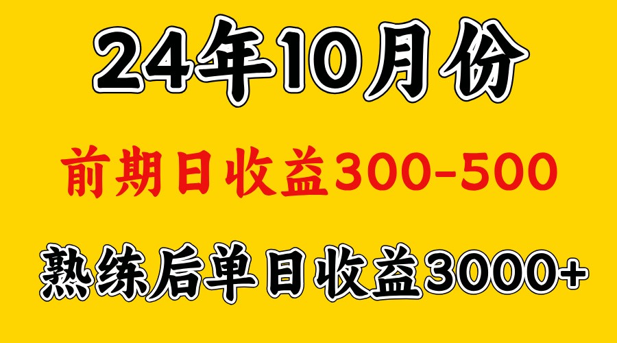 高手是怎么赚钱的.前期日收益500+熟练后日收益3000左右-数智网创