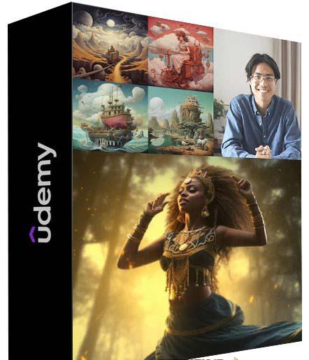 MidjourneyAI绘画艺术生成的大师级写作提示指南教程-8节视频课-中英字幕-数智网创