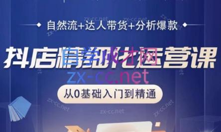 阿枫老师·抖店精细化运营课-数智网创