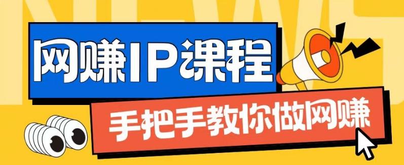 ip合伙人打造1.0，从0到1教你做网创，实现月入过万【揭秘】-数智网创
