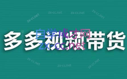 老贺·拼多多视频带货(更新至2024)-数智网创