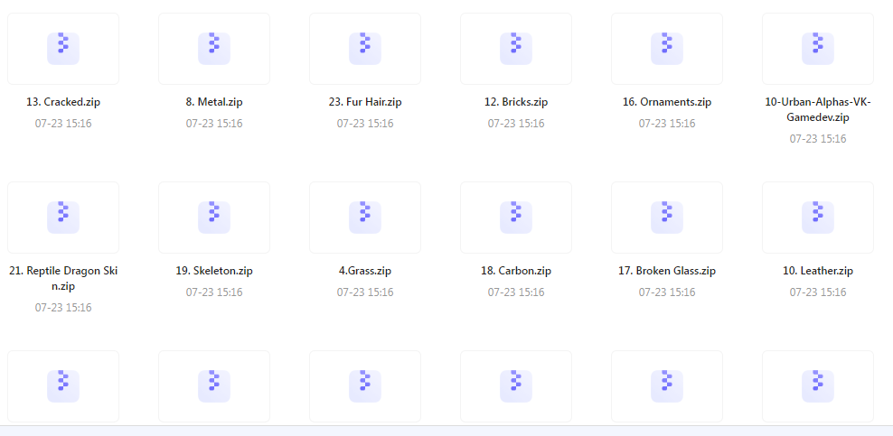【素材分享】实用教程+素材 Zbrush与Blender表面纹理合集-数智网创