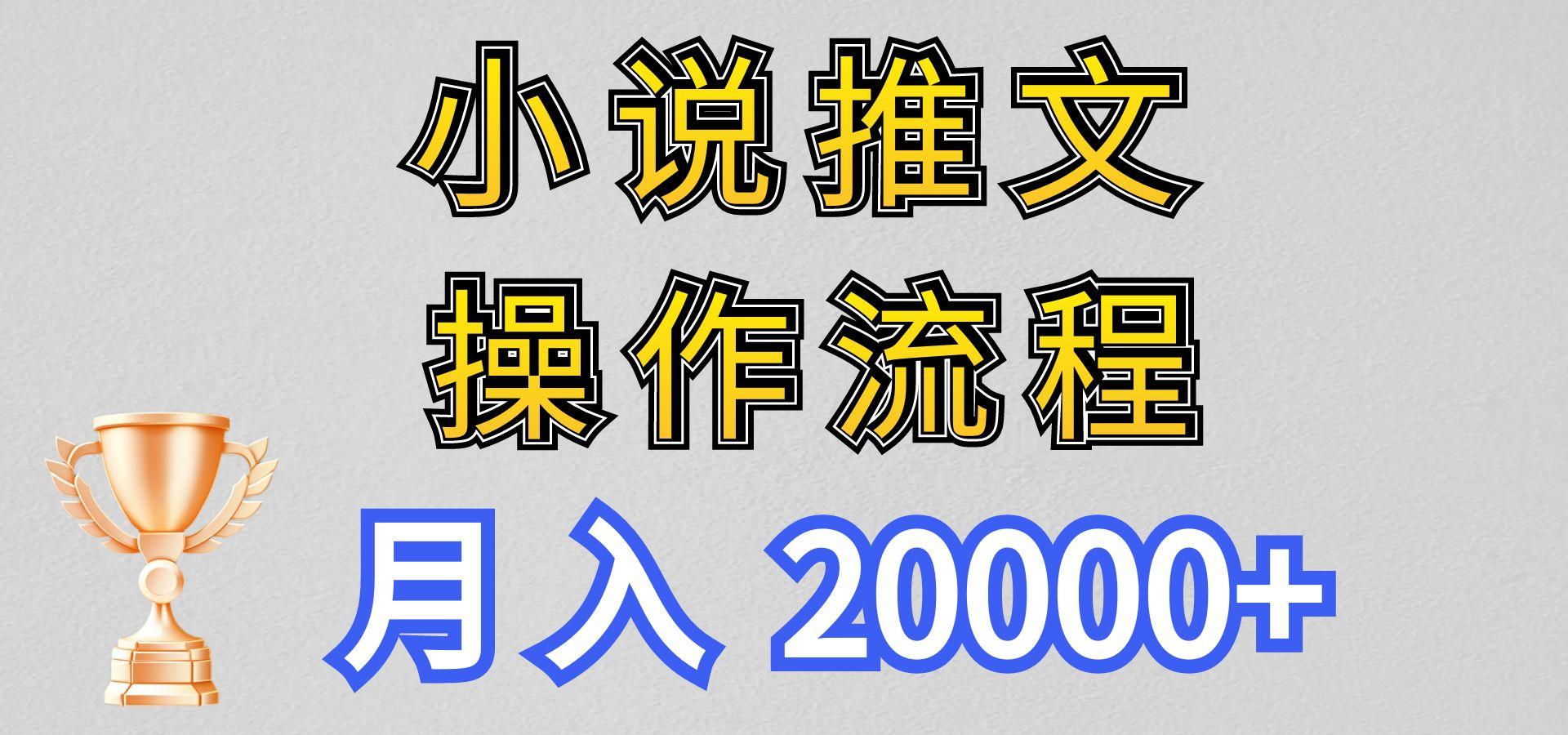 小说推文项目新玩法操作全流程，月入20000+，门槛低非常适合新手-数智网创