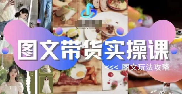 图文带货实操课，图文玩法攻略玩法-数智网创