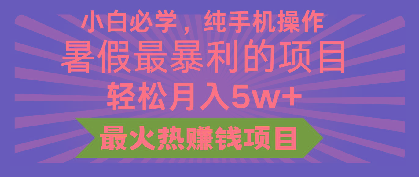 2024暑假最赚钱的项目，小红书咸鱼暴力引流简单无脑操作，每单利润最少500+-数智网创