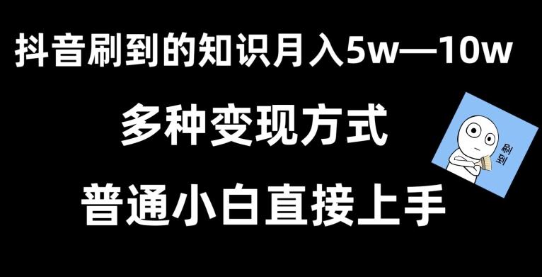 抖音刷到的知识,每天只需2小时,日入2000+,暴力变现,普通小白直接上手【揭秘】-数智网创