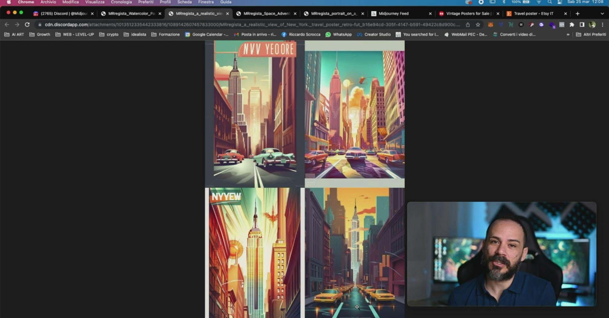 图片[10]-Midjourney AI人工智能创建和销售令人惊叹的海报教程-10节课-中英字幕-数智网创