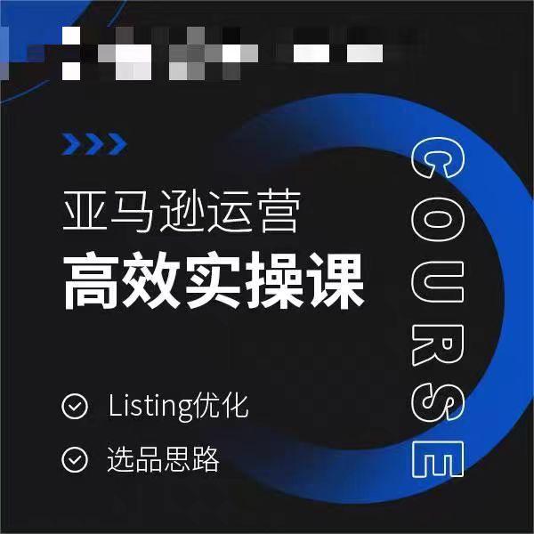 亚马逊运营高效实操课，Listing优化，选品思路-数智网创