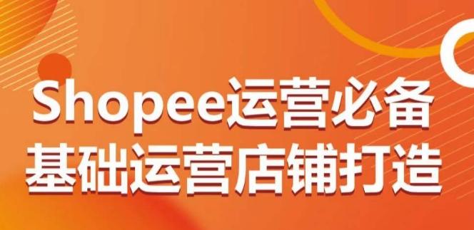 Shopee运营必备基础运营店铺打造，多层次的教你从0-1运营店铺-数智网创