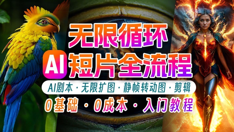 AI剪辑无限循环画面：新手轻松月入上万的秘技【揭秘】-数智网创