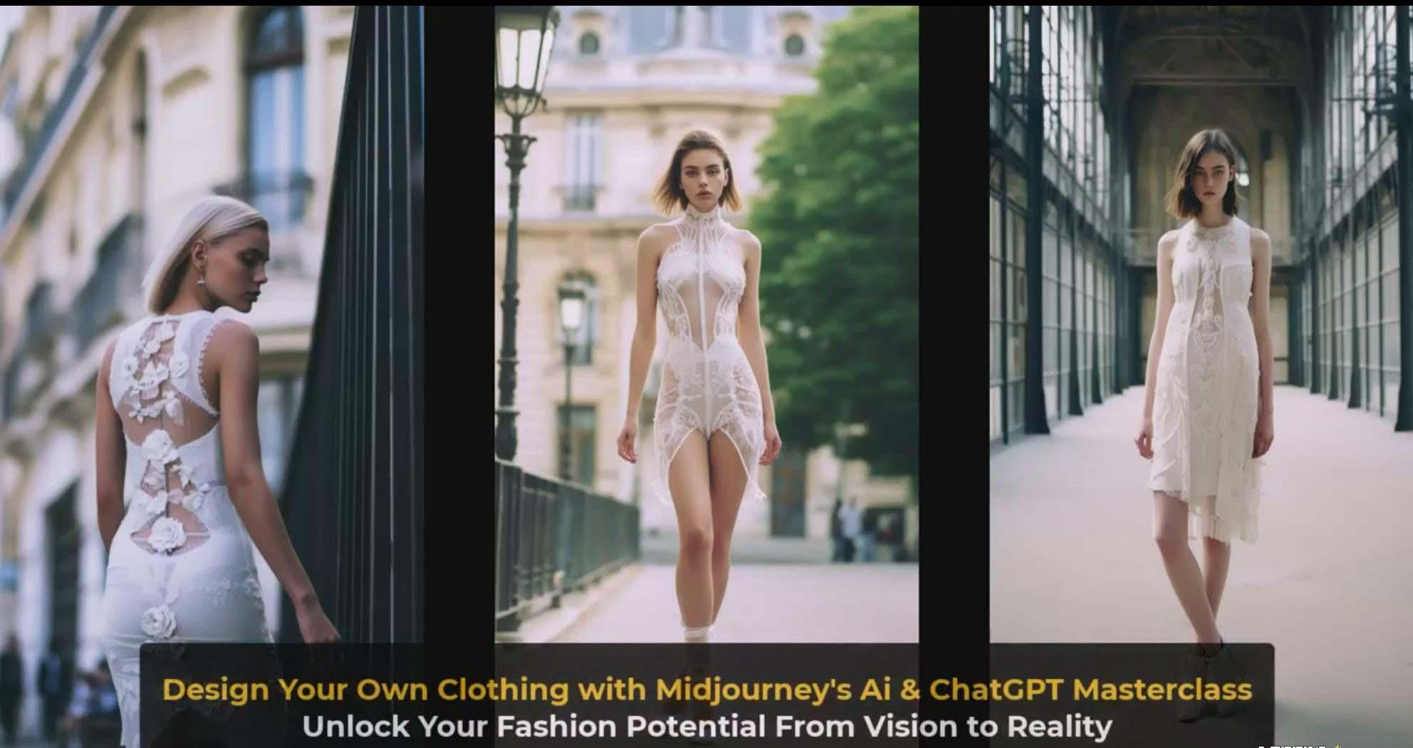 图片[4]-利用 Midjourneys Ai 人工智能设计自己的服装AI大师班-10节课-中英字幕-数智网创