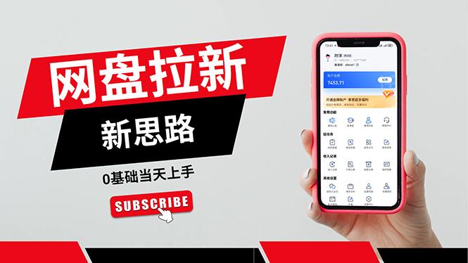 一天赚5000的秘密，网盘推广零基础操作，私域赚钱法，0基础当天上手-数智网创