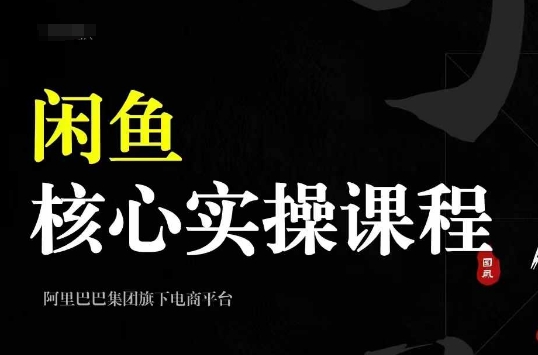 2024闲鱼核心实操课程，从养号、选品、发布、销售，教你做一个出单的闲鱼号-数智网创