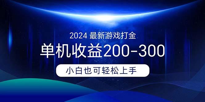 2024最新游戏打金单机收益200-300-数智网创