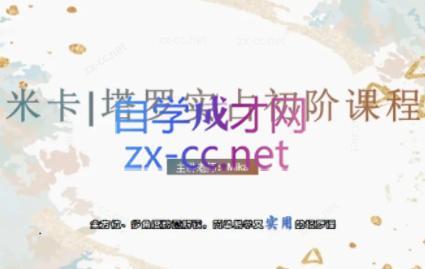 米卡·实占塔罗初阶课-数智网创