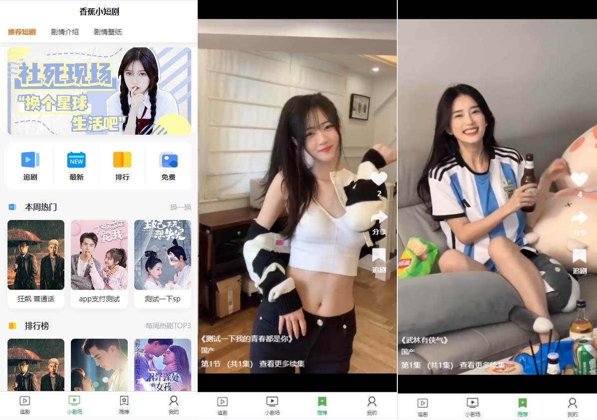 (8542期)小剧场短剧影视系统源码 全开源 带支付收益+会员机制+代理推广等模式【…-数智网创